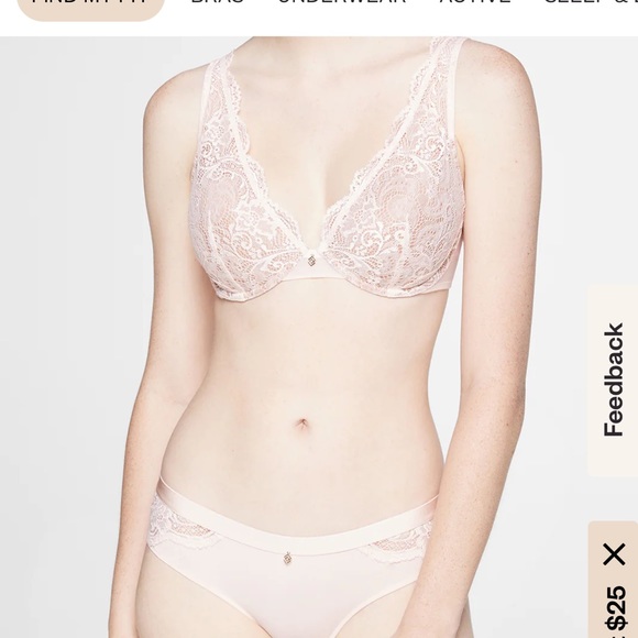 ThirdLove Lace Contour Plunge Bra NWOT 42 E - Picture 2 of 6